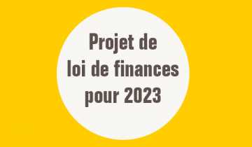 Projet de loi de finances pour 2023